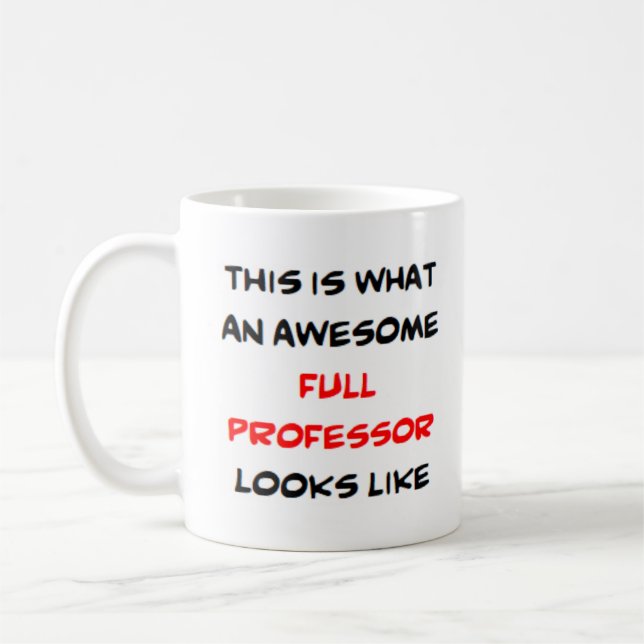 professor full, awesome coffee mug (Left)
