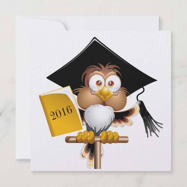 Professor Owl Invitation (Front)