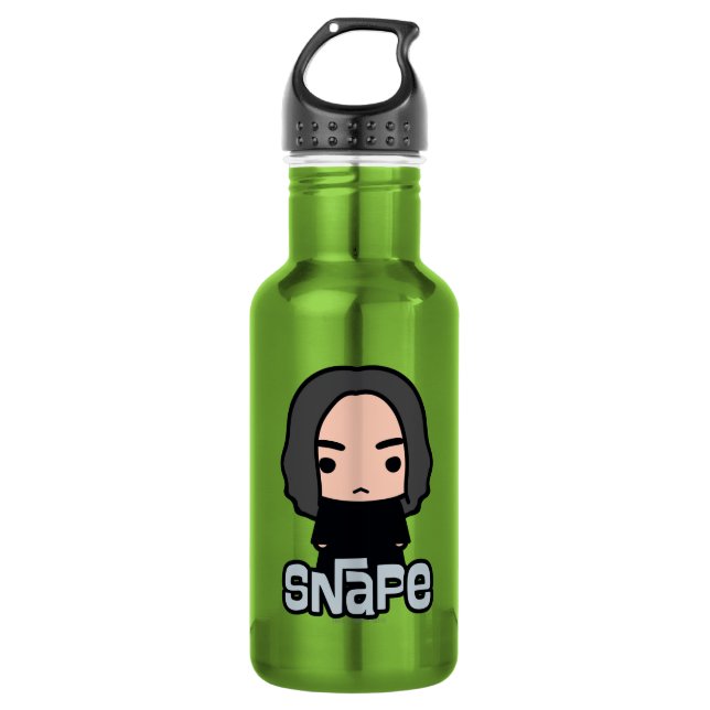 Professor Snape Cartoon Character Art 532 Ml Water Bottle (Front)