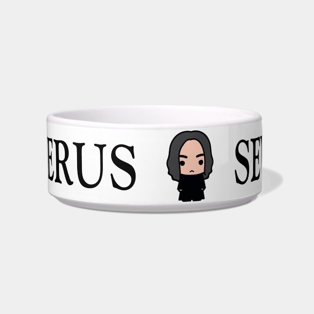 Professor Snape Cartoon Character Art Bowl (Front)