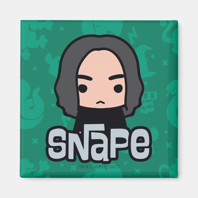 Professor Snape Cartoon Character Art Magnet (Front)