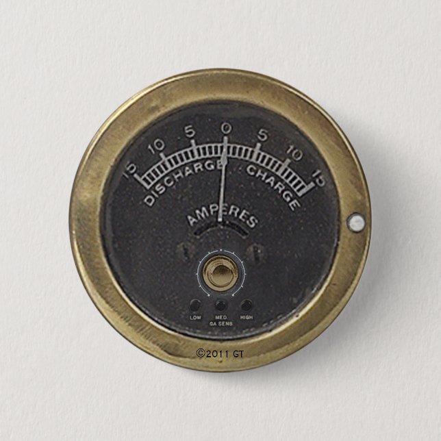 Professor Temple's Reciprocating Amstadt 6 Cm Round Badge (Front)