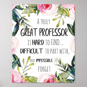 Professor Thank You Gift Appreciation Office Decor
