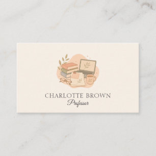 Professor University Education Academic Teaching Business Card