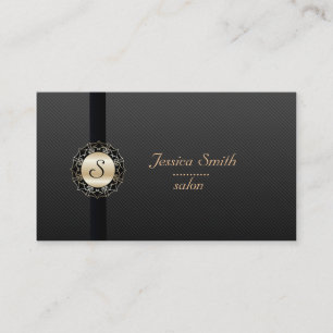 Proffesional elegant plain  monogram business card