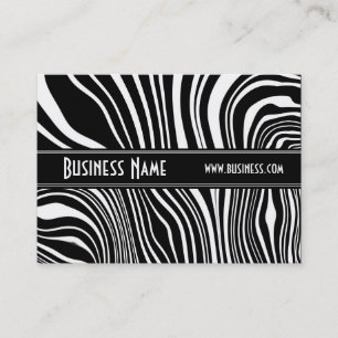 Profile Card Black & White Style Zebra Twist (1)