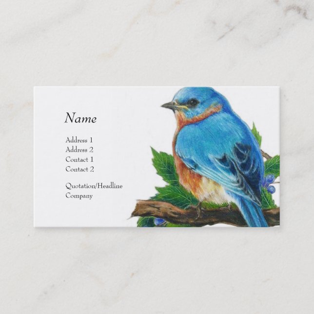Profile Card - Bluebird (Front)
