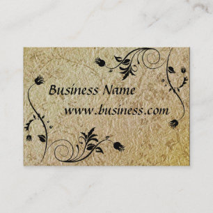 Profile Card Business Embossed Old Paper (002G006)