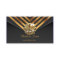 Profile Card Business Gold Jewel Black Velvet Stri