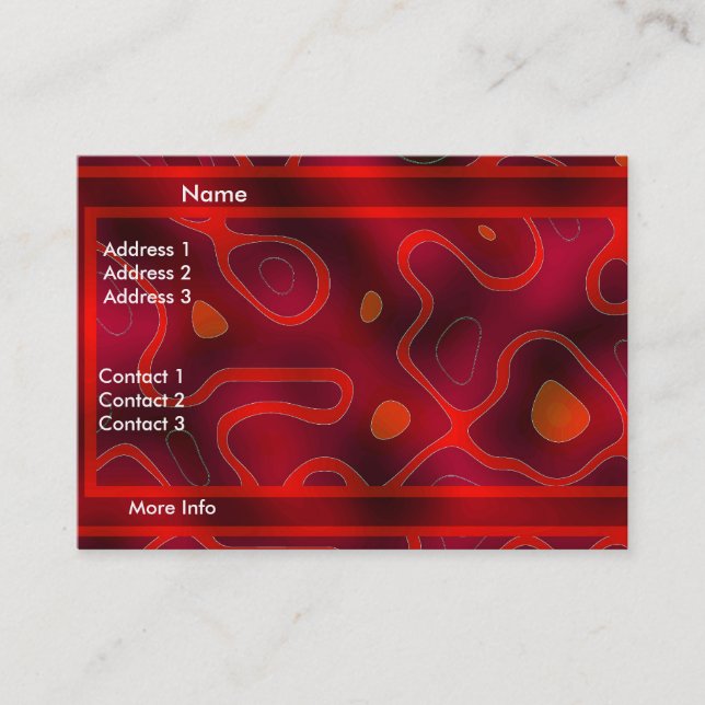 Profile Card Business Red Double Mix (Front)