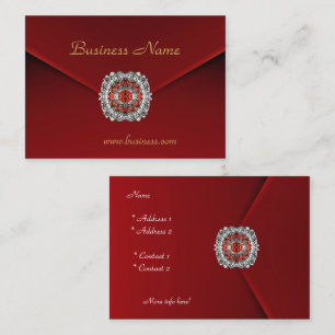 Profile Card Business Red Velvet Look Image