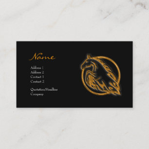 Profile Card - Metallic Horse