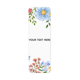 Profile Card Return Address Label