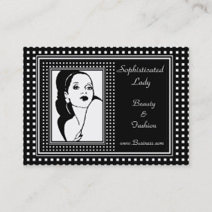 Profile Card Sophisticated Lady Beauty Fashion 2