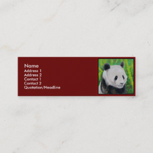 Profile Card Template - Panda