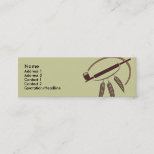 Profile Card Template - Peace Pipe