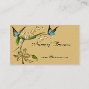 Profile Card Vintage Butterflies