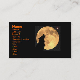 Profile cards with werewolves