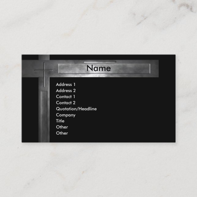 profile_church business card (Front)