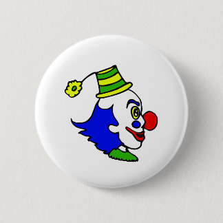 Profile Clown Head 6 Cm Round Badge