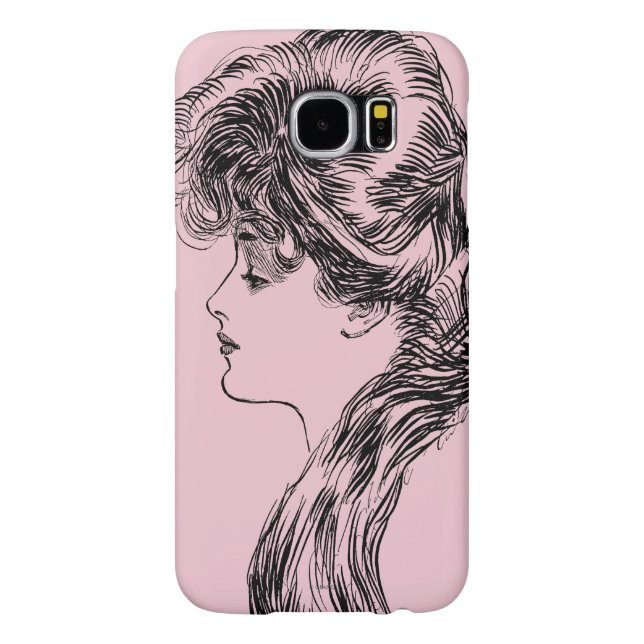 Profile Of A Gibson Girl, 1903 Case-Mate Samsung Galaxy Case (Back)