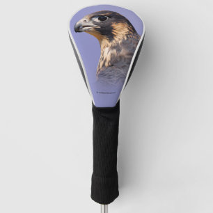 Profile of a Juvenile Peregrine Falcon Golf Head Cover