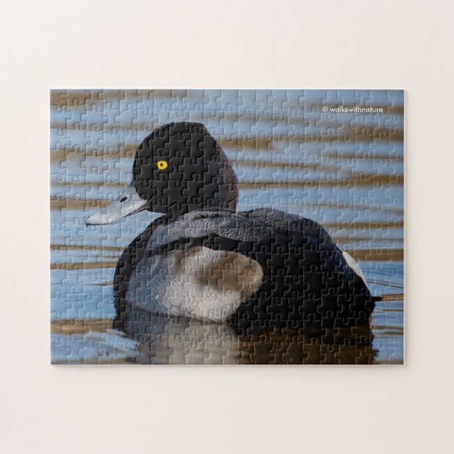 Profile of a Lesser Scaup Jigsaw Puzzle (Horizontal)