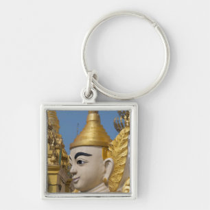 Profile Of Buddha Statue Key Ring