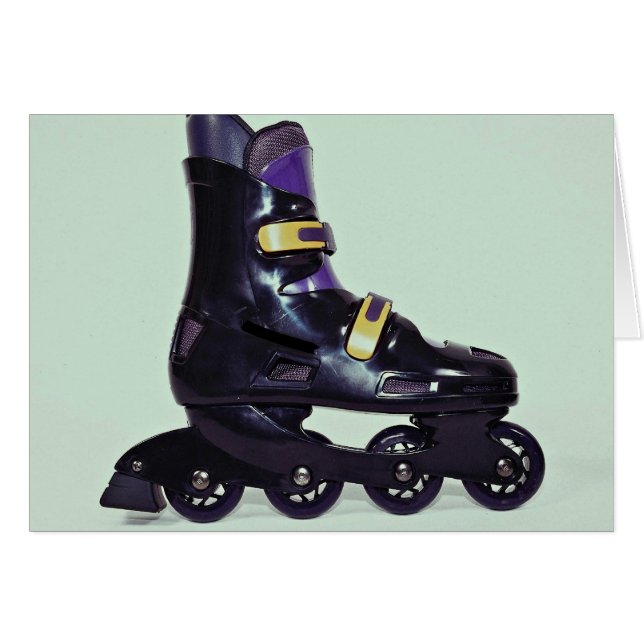 Profile of in-line skates shoe (Front Horizontal)