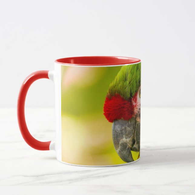 Profile of macaw at Santa Barbara Zoo Mug (Left)