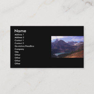 profile or business card, Landscape Card