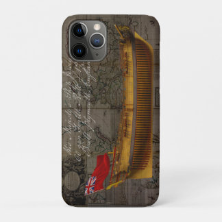 Profile Painting of Ship Jersey iPhone 11 Pro Case