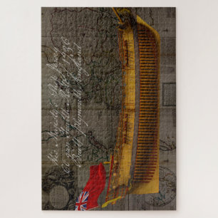 Profile Painting of Ship Jersey Jigsaw Puzzle