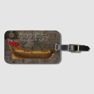 Profile Painting of Ship Jersey Luggage Tag