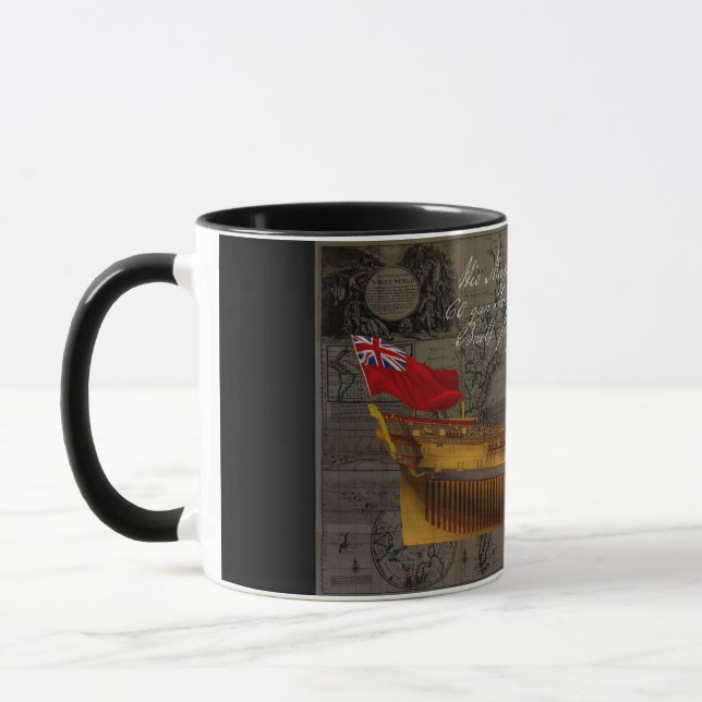 Profile Painting of Ship Jersey Mug (Left)