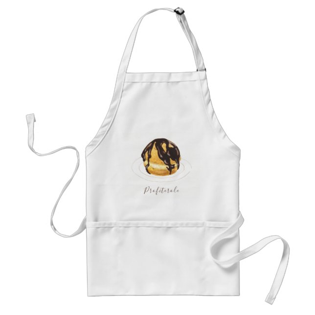 Profiterole watercolor standard apron (Front)