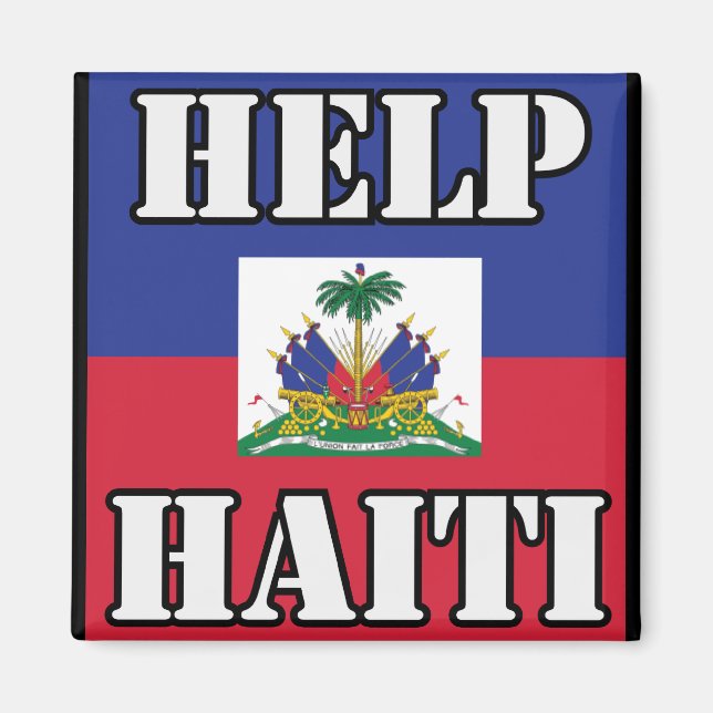 Profits to - Help Haiti Magnet (Front)