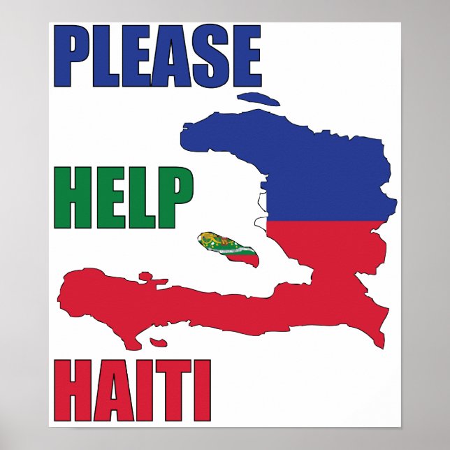 Profits to - Please help Haiti Poster (Front)