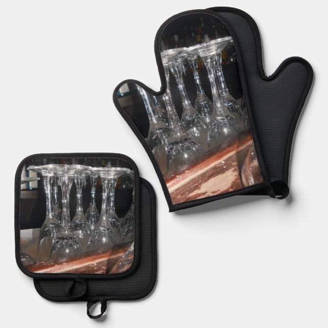 Profound Impact Oven Mitt & Pot Holder Set (Front/Back)