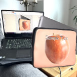 Profound Red Apple  Laptop Sleeve<br><div class="desc">This photo of the Apple was taken with a Canon M6 Mark II,   on my kitchen table with both filtered sunlight and an led flood.    I hope this modest apple meets with your approval.
Thank you for visiting, 
Steven 
ChromaNatura</div>