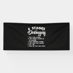 Progammer 6 Stages Of Debugging Banner