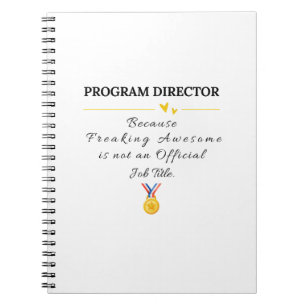 Program Director Notebook