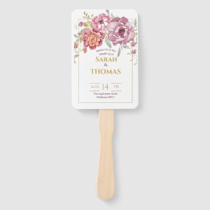 Program Hand Fan (front & back)