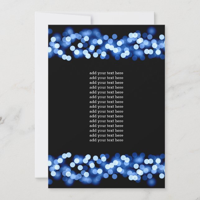 Program Insert Blue Hollywood Glam (Front)