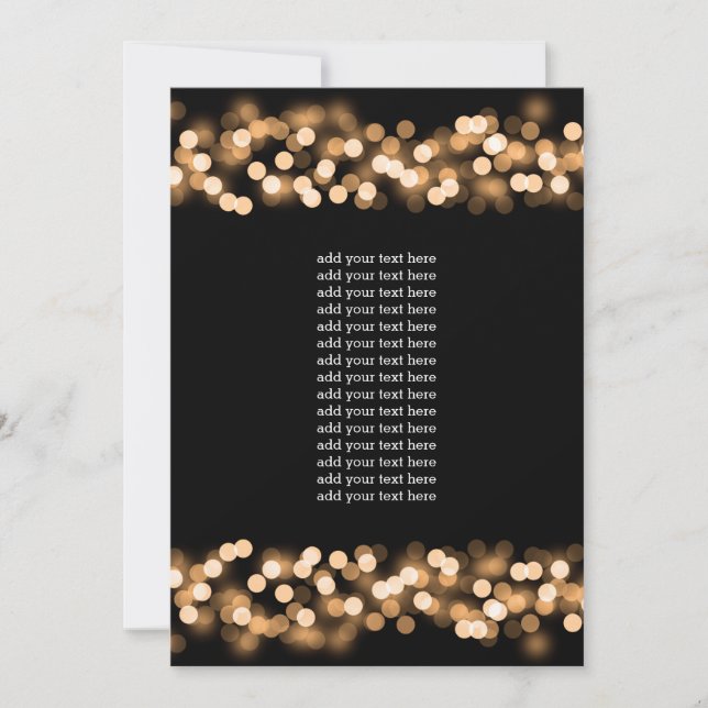 Program Insert Gold Hollywood Glam (Front)