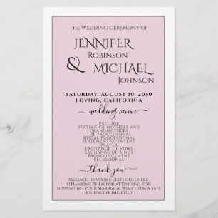 Program   Simple and Modern Blush