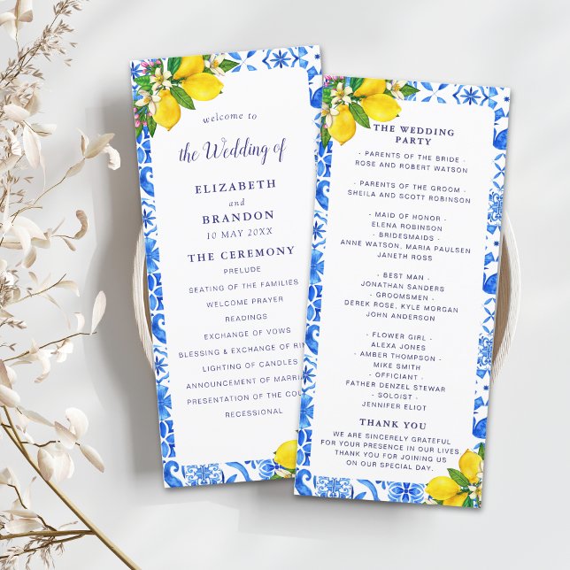 Programa Mediterranean Tiles Wedding with Lemon Program (Creator Uploaded)