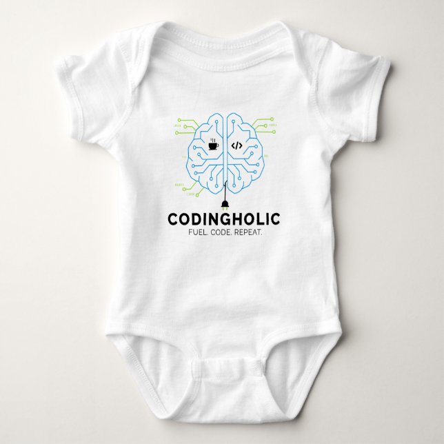 Programmer Baby Shower Gift | Geek Infant Bodysuit (Front)