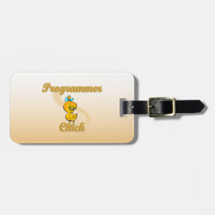 Programmer Chick Luggage Tag