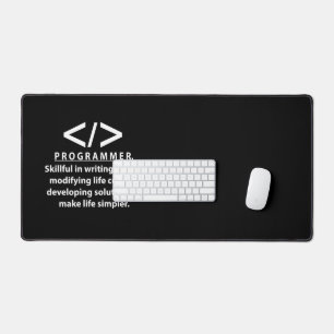 Programmer Coding Developer Programmer Desk Mat
